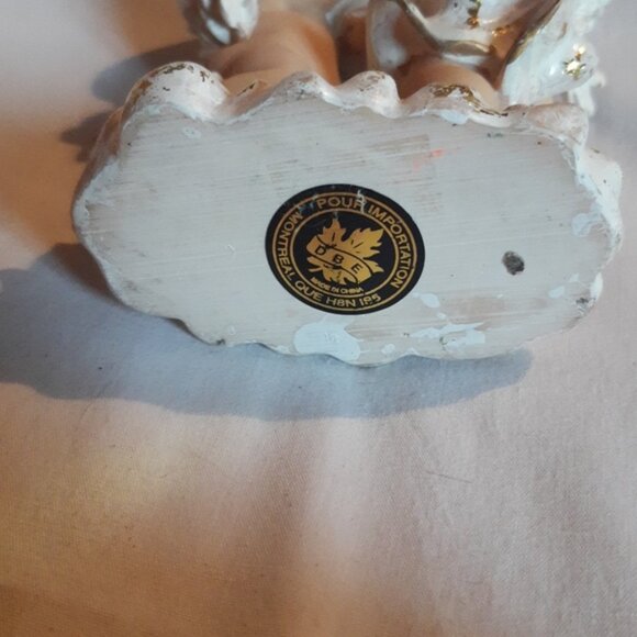 Angels Candlestick Holder White  Gold Nude Angels Christmas - Picture 4 of 10